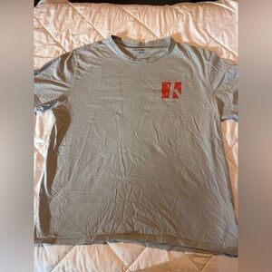 Calvin Klein Gray Short Sleeve Tee Minimalist Design